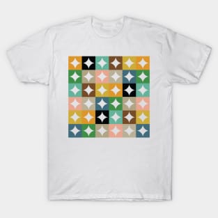 Retro Circles and Diamonds T-Shirt